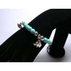 Yahoo! Yahoo!ショッピング(ヤフー ショッピング)■チャームブレスレット■ハウライト☆亀・扇子・ゾウ・15-1153