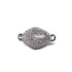  магнит Class p овальный rhodium примерно 22×11mm[10 шт. комплект ] магнит застежка ... аксессуары детали 6001851