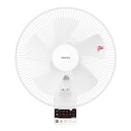 壁掛け扇風機 DCモーター 30cm 上下左右自動首振り 風量5段階 入切タイマー付き YAMAZEN YWRX-BGD306(W)
