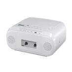コンビニ受け取り可 CDラジカセ ホワイ