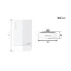 Wi-Fi中継機 11ax 2401+573Mbps AirStation ホワイト バッファロー WEX-3000AX4/D