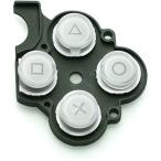 PSP-2000 PSP-3000 共通 パーツ ×ボタン ラバー 白 ホワイト オリジナルウエス付き
