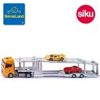 ボーネルンド 車両運搬車 ミニチュア・カー2台付き (ジク・SIKU) 1:50 SK3944 ミニカー 【沖縄及び離島発送不可】