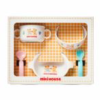  Miki House mikihouse First стандартный товар сделано в Японии стол одежда комплект (46-7152-689)[ в коробке ] церемния на рождение ребенка Okuizome .. три .. примерно .0 -годовалый ребенок 1 лет жизнь название память высококачественный подарок 