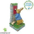 enesco エネスコ JIM SHORE ピーターラビット メイリング レター Peter Rabbit フィギュア コレクション ブランド ギフト クリスマス 贈り物 プレゼントに最適