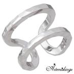 Yahoo! Yahoo!ショッピング(ヤフー ショッピング)5日までポイント5倍 アルテミスキングス Artemis Kings x Elenore エレノア ダブルネーム ダブル カフ シルバーリング 指輪