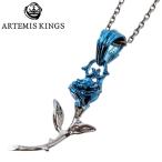 6 до дня отметка 5 раз arte ошибка King sARTEMISKINGS голубой rose серебряный колье подвеска SV925 sterling 