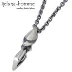 アイジェルナオム Ijeluna-homme フック ブーレイ シルバーネックレス