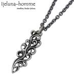 アイジェルナオム Ijeluna-homme アラベスク フレア シルバーネックレス