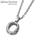 アイジェルナオム Ijeluna-homme 鱗のメガネホルダー シルバーペンダント