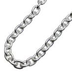 シルバー925 あづきチェーン幅3.4mm 50cm シルバーネックレスチェーン