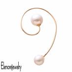 Yahoo! Yahoo!ショッピング(ヤフー ショッピング)エレノアジュエリー Elenore Jewelry 10K ゴールド ピアス 2パール スクリューピン 片耳用 真珠