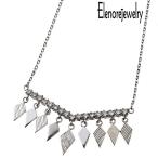 Yahoo! Yahoo!ショッピング(ヤフー ショッピング)エレノアジュエリー Elenore Jewelry シルバーネックレス ロンビック V バー