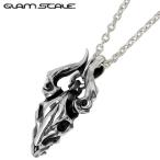 グラムスケイル GLAM SCALE アニマル スカル シルバーネックレス