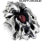 グラムスケイル GLAM SCALE ストーン シルバー リング ガーネット 指輪