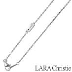 ララクリスティー LARA Christie シルバーチェーン コルセア ロジウム CZ