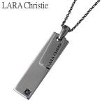 ララクリスティー LARA Christie シルバーネックレス メンズ イノセント ブラックCZ
