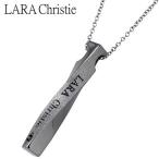 ララクリスティー LARA Christie シルバーネックレス メンズ ラブトルネード ブラックCZ