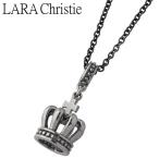 ララクリスティー LARA Christie シルバーネックレス メンズ ラコロナ ブラック クラウン