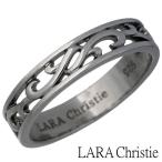 ララクリスティー LARA Christie シルバーリング 指輪 メンズ ランソー ブラック