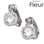 フルール PURE DAYS Fleur フルール ブラス キュービックジルコニア イヤリング アクセサリー アクセ ギフト プレゼント PFLE-001