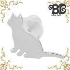 Yahoo! Yahoo!ショッピング(ヤフー ショッピング)5日までポイント5倍 ブルーキャット Blue Cat まったり猫２ シルバーピアス 片耳用