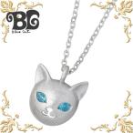 5日までポイント5倍ブルーキャットBlueCatシルバー猫ネックレスミント...
