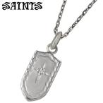 セインツ SAINTS ダイヤモンド クレスト シルバー ネックレス