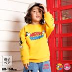 ショッピングミニー ディズニー 親子ペア トレーナー キッズ 子供服 男の子 女の子 DISNEY 親子お揃い 袖キャラクター 1258K ベビードール BABYDOLL ミッキー ミニー 爆買