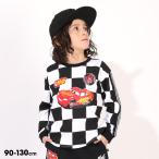 カーズ 服 ディズニー ロンT キッズ 綿100％ 子供服 男の子 女の子 DISNEY ボックス柄 1265K ベビードール BABYDOLL 爆買