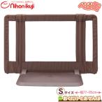 [2-7]ベビーゲート 日本育児 おくだけとおせんぼ Sサイズ ブラウン　ベビーゲイト セーフティ 安全 フェンス 置くだけ おくだけとおせんぼS 自立型 送料無料