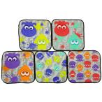 丸眞 制菌加工ミニタオルハンカチ5枚組 スプラトゥーン3【イカタコカラフル柄】