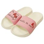 【メール便利用！送料込み】【アウトレット品】サンリオ レディースシャワーサンダル ハローキティ(ホワイトXピンク)(M・Lサイズ)(配送区分A)