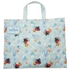 高波クリエイト フック対応ループ付レッスンバッグ(キルト加工)アナと雪の女王