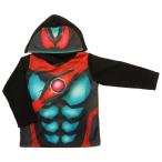 ショッピング仮面ライダー BANDAI仮面ライダーゼッツ変身パーカー長袖KAMEN RIDER ZEZTZ EQ8907(フード付きトレーナー)裏毛素材(100-130cm)