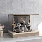 五月人形 織田信長 8号兜 ブロンズ モカ / オフホワイト ケース飾り 兜飾り 兜 アクリルケース 端午の節句 コンパクト 簡単