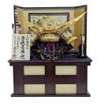 五月人形 上杉謙信公 着用兜 武光作 コンパクト 収納飾り 端午の節句 兜飾り コンパクト飾り