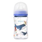 哺乳びん 母乳実感 T-Ester プラスチック製 Sea 240ml 3ヵ月から Y字形 赤ちゃん ベビー ピジョン 1037997