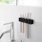  зубная щетка подставка Yamazaki реальный индустрия стандартный товар tower tower плёнка крюк si Ricoh n зубная щетка держатель 5 полосный зубная щетка держатель 10053 черный 