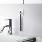  зубная щетка подставка Yamazaki реальный индустрия стандартный товар tower tower si Ricoh n присоска зубная щетка держатель зубная щетка держатель 10296 белый 