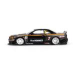 MINI-GT 1/64 Nissan スカイライン GT-R R34 Kaido Works タミヤ ホーネット V1 (右ハンドル) (KHMG093)