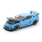 POP RACE 1/64 マツダ RX-8 RE雨宮 ライトブルー (PR640270)