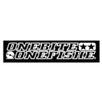 【メール便可】ONEBITE ONEFISHE/ワンバイトワンフィッシュ　カットステッカー　ORI-ROGO-MINI 15cm