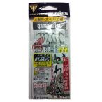 ガマカツ 船カワハギ直結式ハリス止3本ビーズ9-4廃