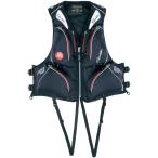 ガマカツ ウィンドST Fベスト GM2163 BK×シルバー 4L