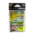 ガマカツ WK連鎖ロングハリス狐6本仕掛W186 1.5-0.2