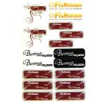 フィッシュマン　ステッカーセット　120×190mm　FISHMAN　STICKER