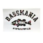 バスマニア　ミックスデザインアーチロゴステッカー　bassmania　