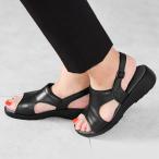 サンダル 通販サンダル レディース 歩きやすい ブランド クロワッサン オフィス 履きやすい コンフォートシューズ 黒 靴 カジュアル 母の日 プレゼント 敬老の日
