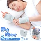 手を冷やす グッズ ひんやりクーラー 通販 ハンドクーラー ハンドカバー ショート アームカバー おやすみ手袋 手のひら 手首 冷やす ひんやりグッズ 保冷剤